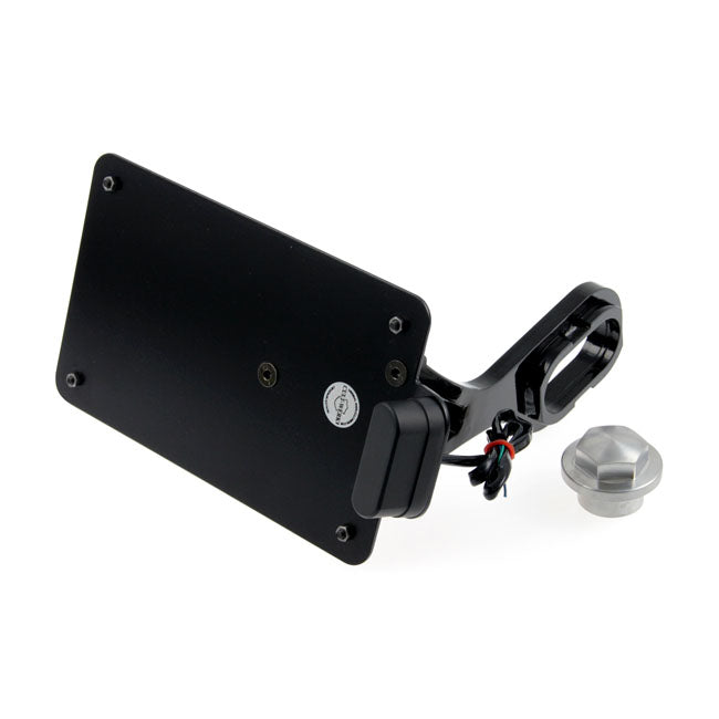 Cult-Werk Side Mount License Plate Bracket. France – 2018–2026 Softail