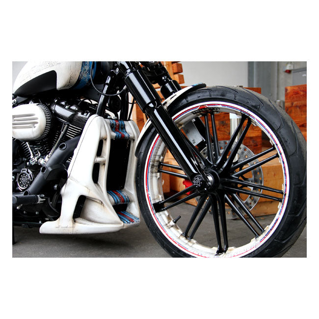 Cult-Werk Radiator Cover ''Racing''. Matte Black – Softail: 2018–2020fxbr Breakout 107…