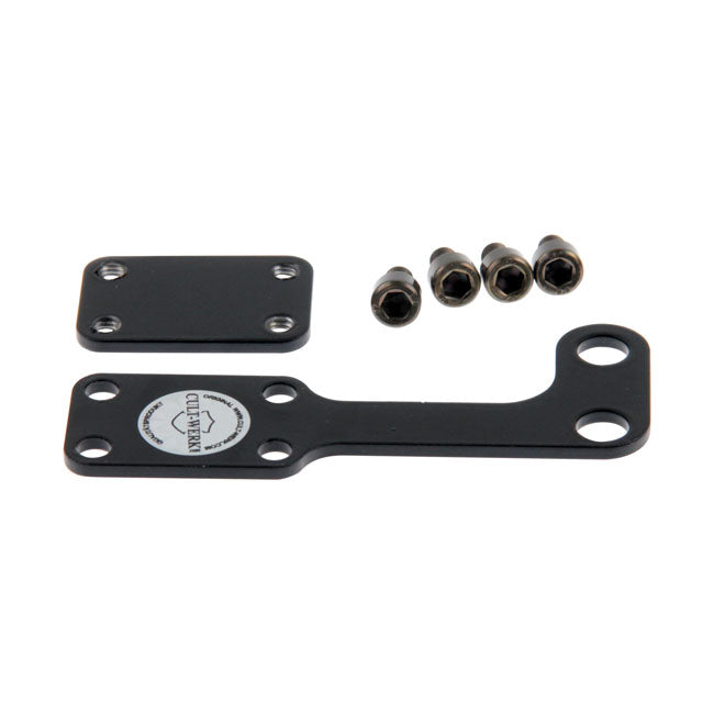 Cult-Werk Ignition Coil Relocation Bracket Kit. Black – 2006–2022 XL Sportster