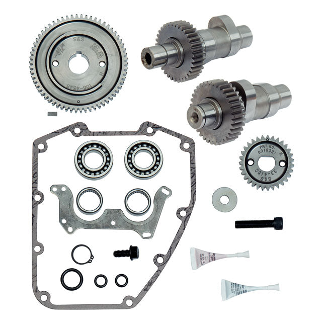 S&S Gear Drive 551g Camshaft Kit (Iog) – 1999–2006 Twin Cam with Stock…