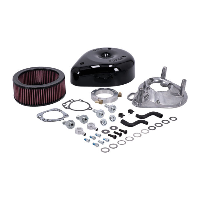Teardrop Air Cleaner Assembly. Black – CV Carburetor: 1993–2006 All Big Twin…