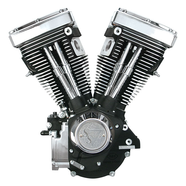 V80" Basic Engine Assembly. Black – 1984–1999 Evo Big Twin