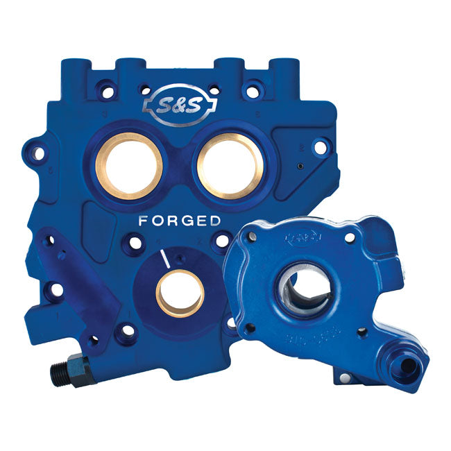 S&S Tc3 Oil Pump & Cam Support Plate Kit for Twin Cam – 2007–2017 Softail; 2006–2017 Dyna…