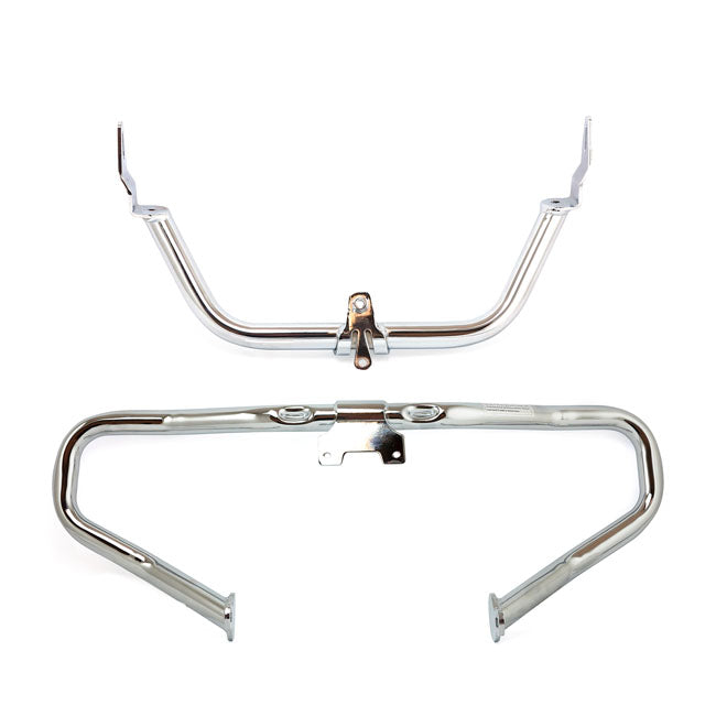 MCS Chopped Engine Guard 1-1/4". Chrome – 2015–2023 FLTR