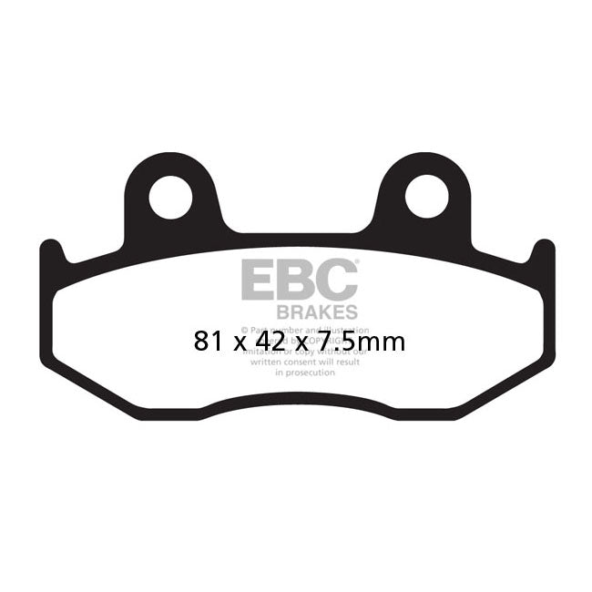 EBC Carbon X / TT Series Brake Pads – Front: Honda: 1984–1985 XR 500 RD/RE…