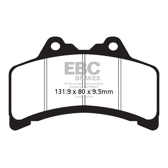 EBC Organic Brake Pads – Front: Yamaha: 1993–1999 GTS 1000