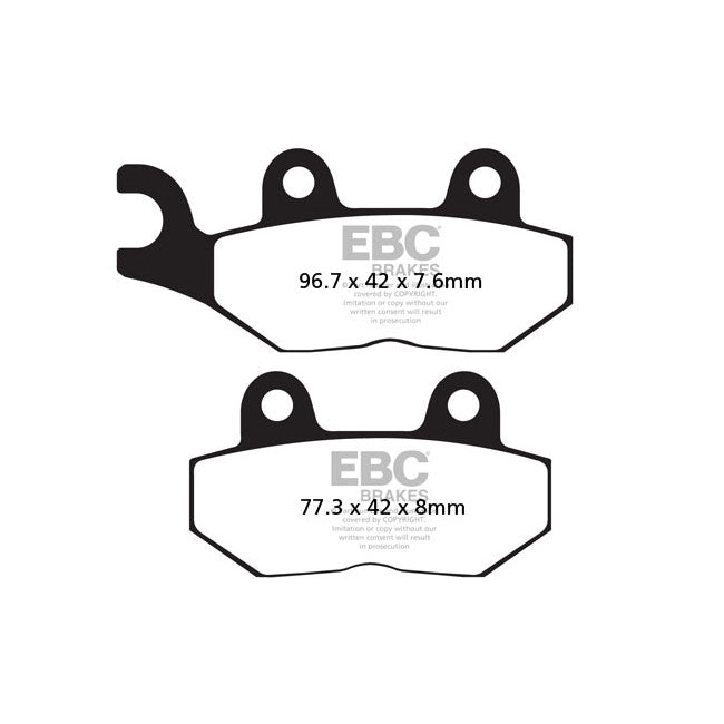 EBC Double-H Sintered Brake Pads – Front: Triumph: 93 Sprint All Carb…