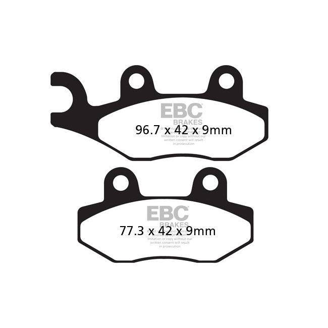 EBC Double-H Sintered Brake Pads – Front: Honda: 96 CMX 250 CT Rebel…