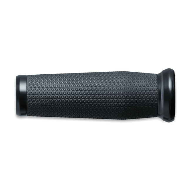 Kuryakyn Thresher Grips Satin Black – Kawasaki: 2004–2010 Vulcan 2000…