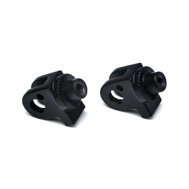 Kuryakyn Splined Peg Adapters Satin Black – Triumph: Front OEM Peg Mounts Only: All…