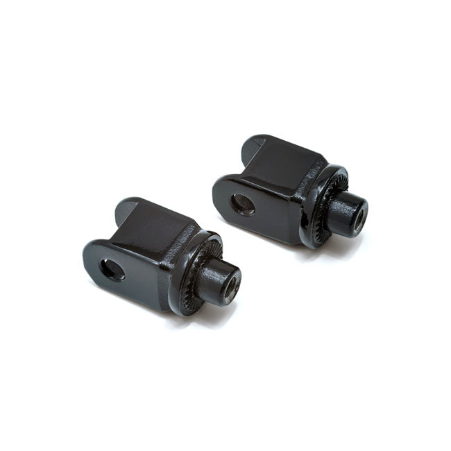 Kuryakyn Footpeg Adapter Splined Gloss Black – Honda: Front OEM Peg Mounts: 1999–2007…