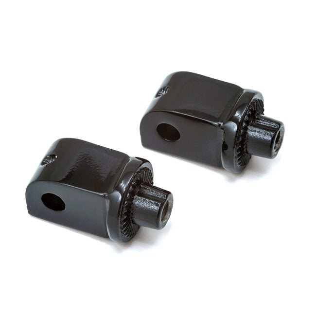 Kuryakyn Footpeg Adapter Splined Gloss Black – Honda: For OEM Rear Mounts: 2000–2007…