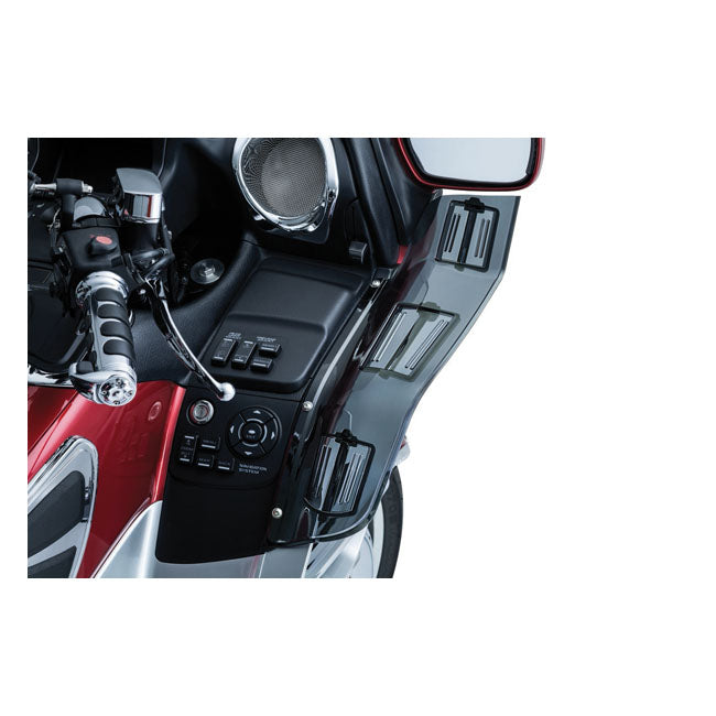 Kuryakyn ''Dragon Wings'' Air Deflectors, Smoke – 2001–2017 Honda Gold Wing GL1800 &…