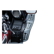 Kuryakyn ''Dragon Wings'' Air Deflectors, Smoke – 2001–2017 Honda Gold Wing GL1800 &…