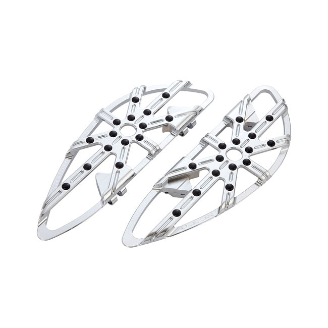 Arlen Ness 10-Gauge Rider Floorboards Chrome – 2014–2020 Chief; Chieftain; Springfield…