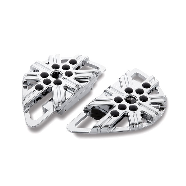 Arlen Ness 10-Gauge Passenger Floorboards Chrome – 2014–2020 Indian Roadmaster; Chief…