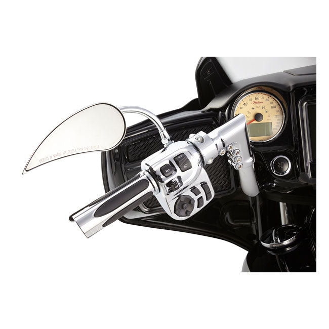 Arlen Ness Deep Cut Comfort Grips Chrome – 2014–2018 Indians