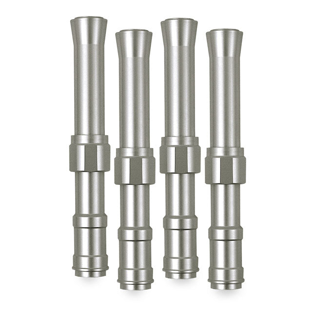 Dippert Evo B.t. Aluminium Pushrod Cover Set. Silver – 1984–1999 Evo Big Twin