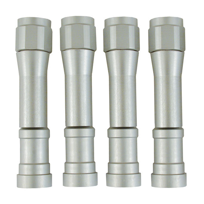 Dippert Panhead Aluminium Pushrod Cover Set. Silver – 1948–1965 Panhead