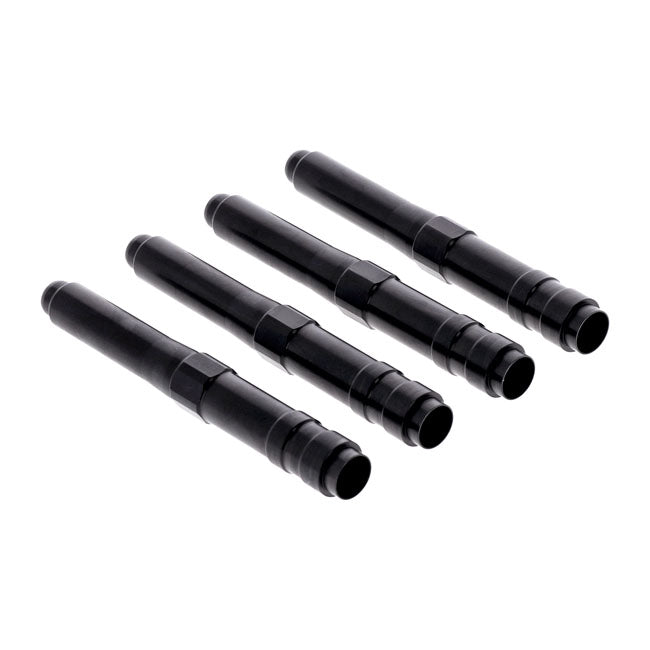 Dippert 04-Up XL Aluminium Pushrod Cover Set. Black – 2004–2022 XL Sportster
