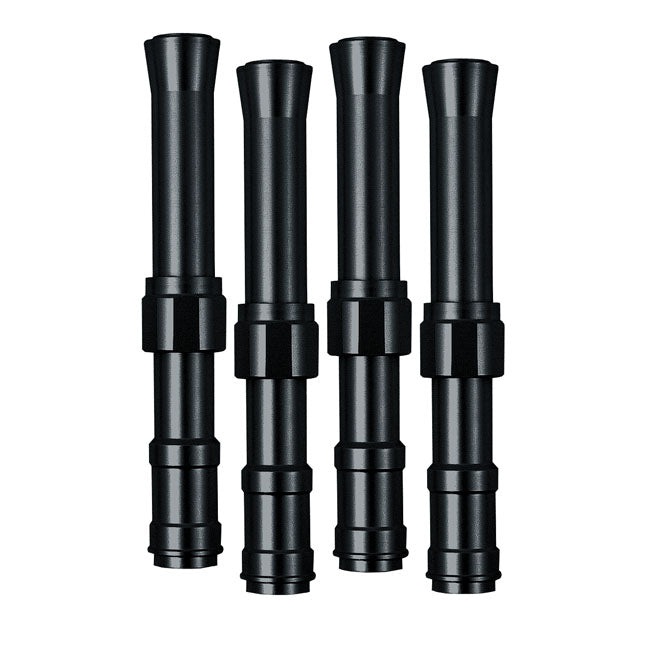 Dippert Evo B.t. Aluminium Pushrod Cover Set. Black – 1984–1999 Evo Big Twin