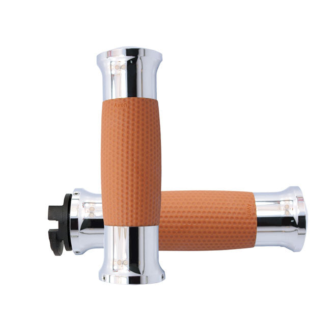 Avon Grips Avon Gel Grips Chrome Tan – 2015–2026 Indian Scout Models