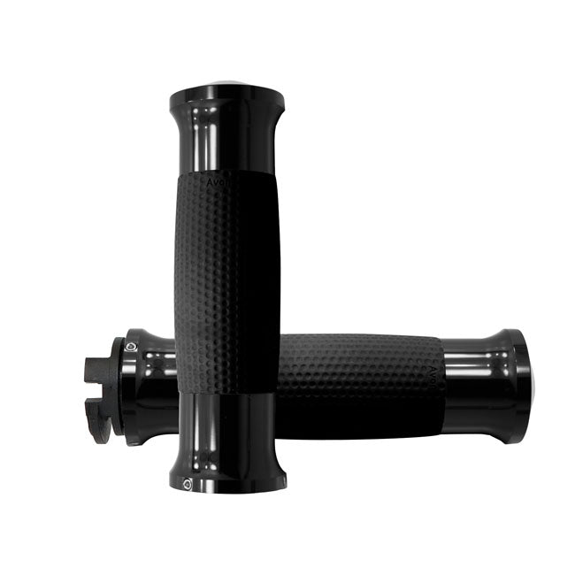 Avon Grips Avon Gel Grips Black Anodized – 2015–2026 Indian Scout Models