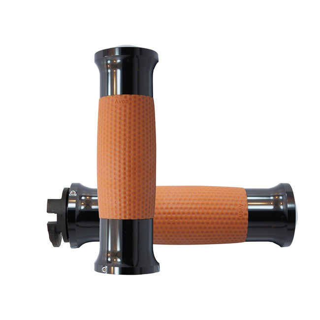 Avon Grips Avon Gel Grips Black Anodized Tan – 2015–2026 Indian Scout Models