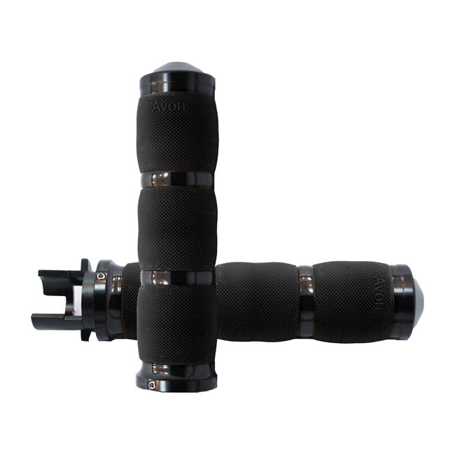 Avon Grips Avon Air Cushioned Grips Black Anodized – 2015–2017 Indian Touring; Bagger &…