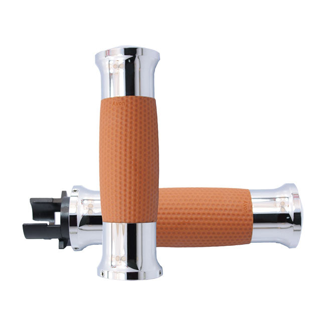 Avon Grips Avon Gel Grips Chrome Tan – 2015–2017 Indian Touring; Bagger &…