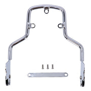 MCS Detachable Sissy Bar Side Plates. Chrome – 2009–2025 FLT/Touring