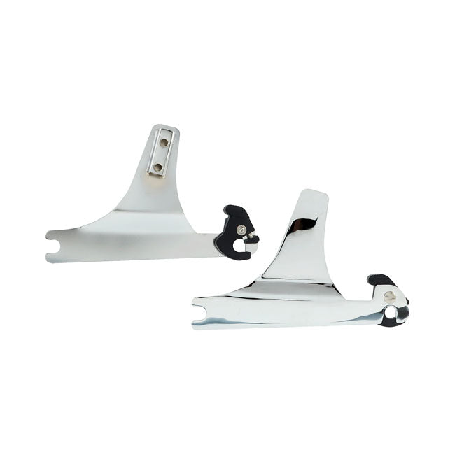 MCS Detachable Sissy Bar Side Plate. Chrome – 1984–1999 Softail