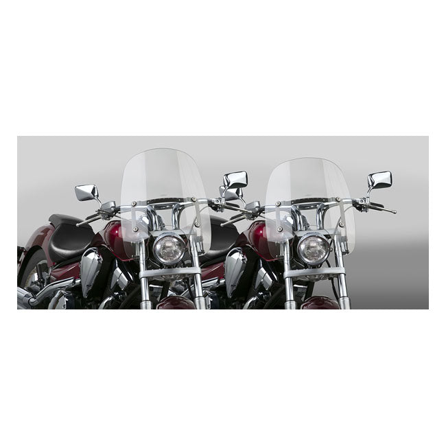 National Cycle NC Spartan® Quick Release Windshield - Clear, 18.5'''' – Honda: 2010–2016 VT1300CR Stateline…