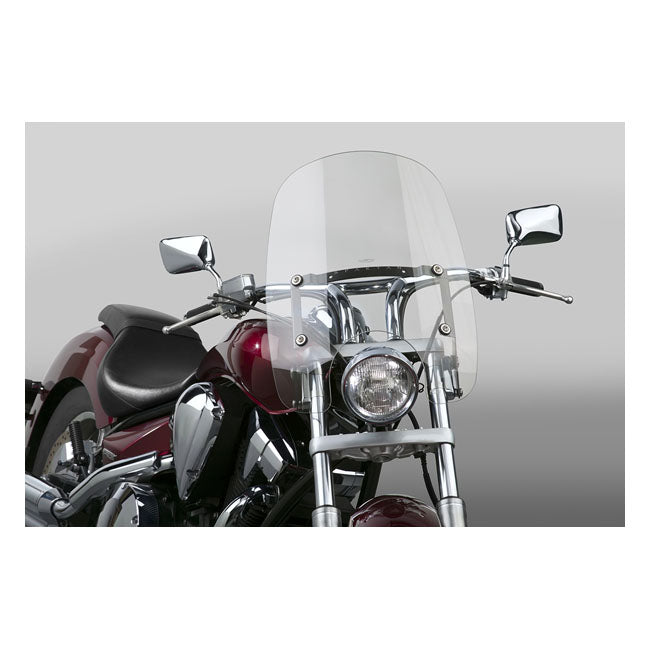 National Cycle NC Spartan® Quick Release Windshield - Clear, 18.5'''' – Honda: 2010–2016 VT1300CR Stateline…