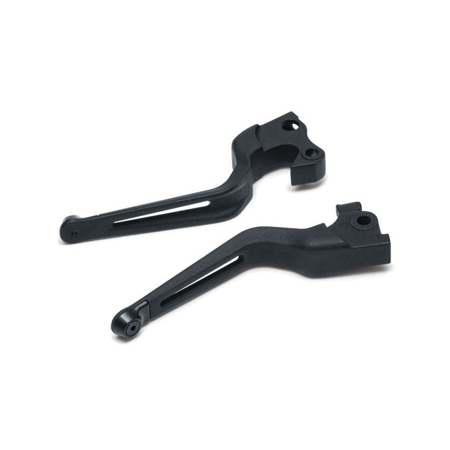 Kuryakyn Dillinger Handlebar Lever Set. Stain Black – 2014–2022 XL Sportster
