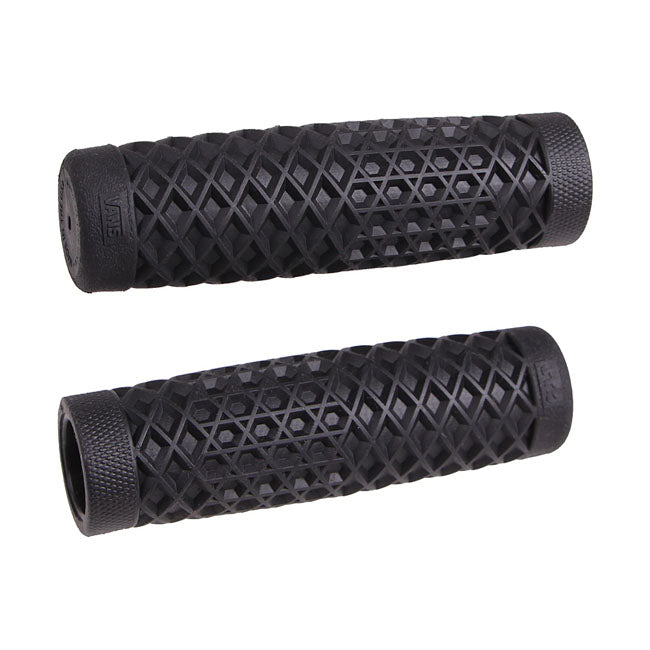 Odi Vans/Cult, Waffle Grips 1'''' (25 mm), Black – 1974–2025 H-D with 1" Diameter Grip Area