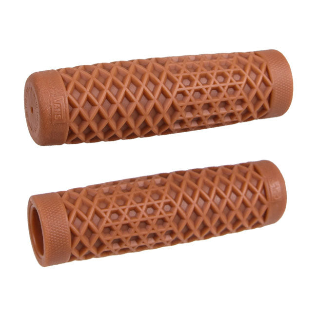 Odi Vans/Cult, Waffle Grips 1'''' (25 mm), Gum – 1974–2025 H-D with 1" Diameter Grip Area