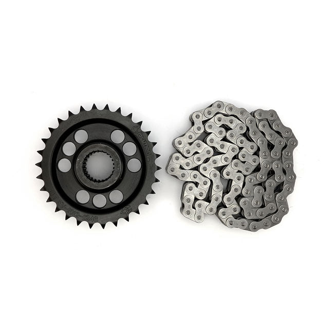 Evolution Industries Solid Motor Sprocket & Chain Kit. 30t – 2018–2026 Softail