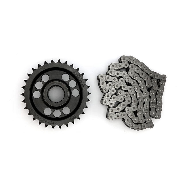 Evolution Industries Solid Motor Sprocket & Chain Kit. 30t – 2017–2026 FLT/Touring