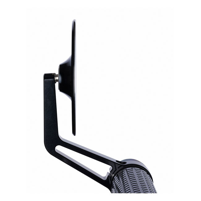 Motogadget Mo.view Cafe Glassless Handlebar End Mirror – for 22 mm and 1 inch Handlebar
