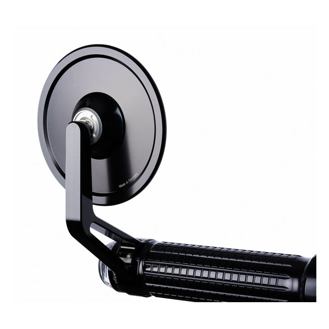 Motogadget Mo.view Cafe Glassless Handlebar End Mirror – for 22 mm and 1 inch Handlebar