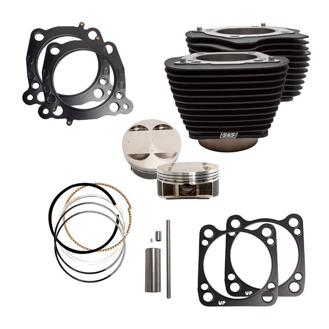 S&S 107" to 124" Big Bore Conversion Cylinder & Piston Kit – 2017–2024 107" M8