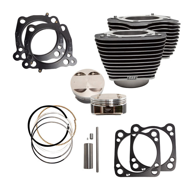 S&S 107" to 124" Big Bore Conversion Cylinder & Piston Kit – 2017–2024 107" M8