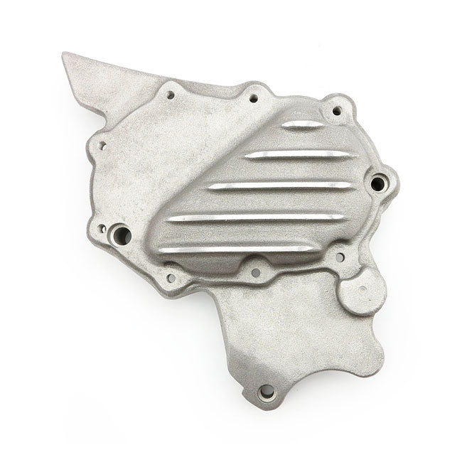 Emd Ribbed Sprocket Cover XL. Semi-Polished – 2004–2022 XL Sportster