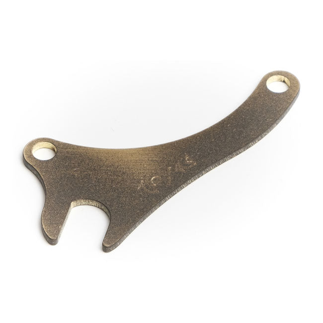 Wannabe Choppers Choke Bracket CV Carb Brass – 1988–2006 H-D & All Customs with H-D…