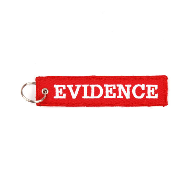 Army Surplus Evidence Keychain Red – Keys; Charms; and Other Items