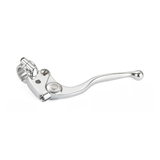 Kustom Tech K-Tech Grimeca Clutch Lever Assembly Polished – 1" (25.4 mm) Handlebars