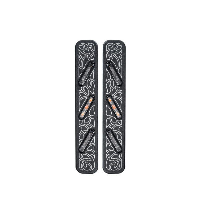 Killer Custom 3 in 1 ''Tribal'' LED Tail Light/Turn Signals – Universal Rear