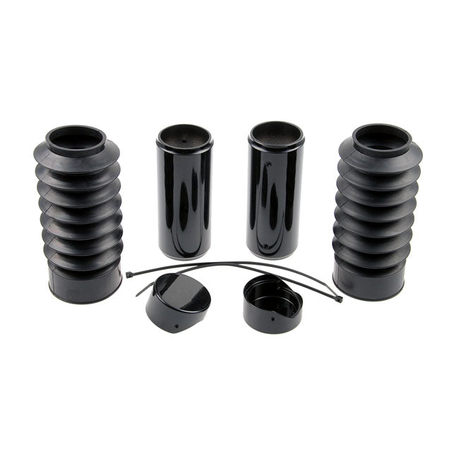 Cult-Werk 6-Piece Fork Tube Cover Kit. Gloss Black – Softail Breakout: 2018–2019fxbr Breakout…