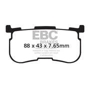 EBC Double-H Sintered Brake Pads. Rear – Rear: 2014–2018 Trikes